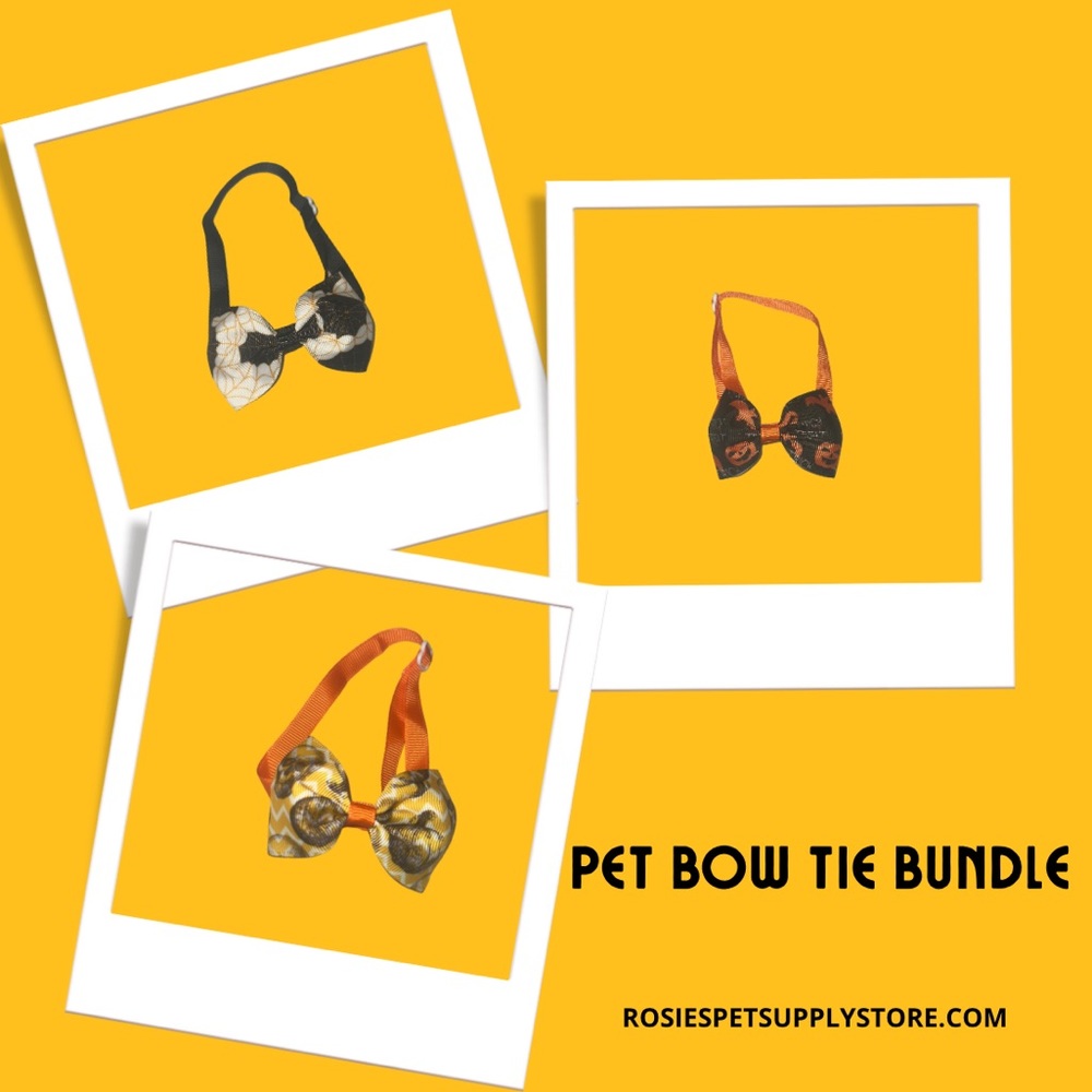 Halloween Pet Bowtie Bundle